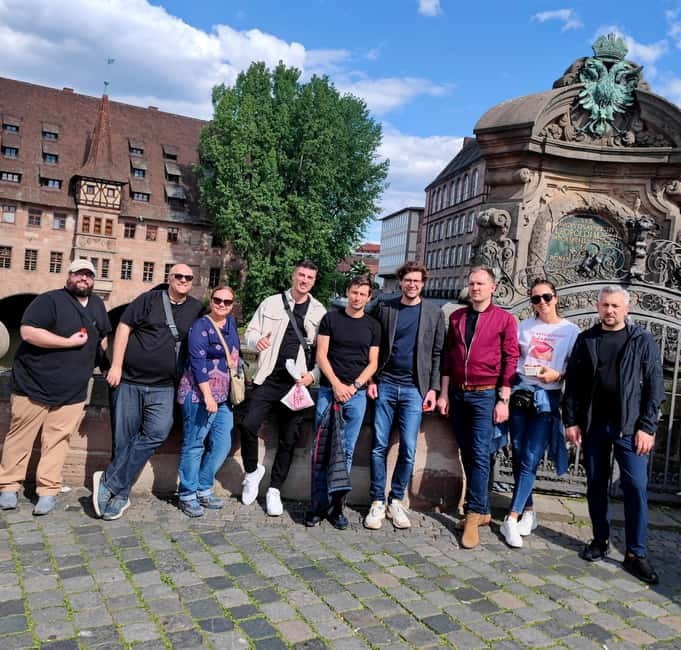 Nuremberg:Complete Tour! Castle/Old Town/World War history - Hauptmarkt and the three main churches