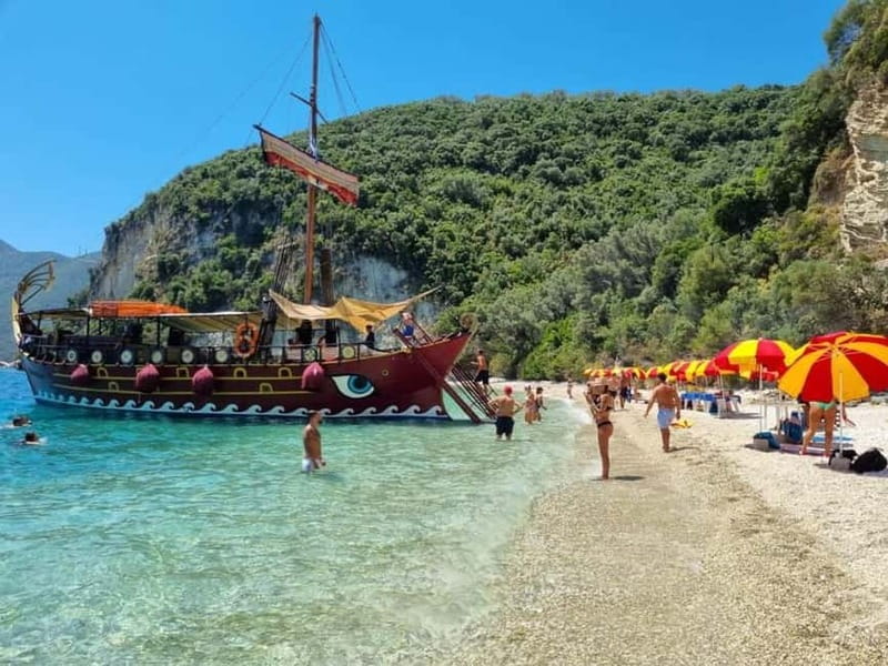 Nydri: Sailing Through History. Daily Cruise with Beach BBQ - Food, drinks, and what the price covers