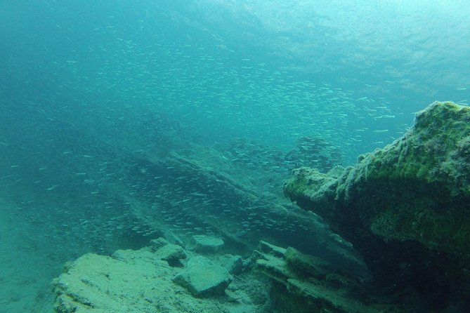 Olous – Guided Snorkelling Excursion to Discover Olous Sunken Ancient City - Following the old road and building remains