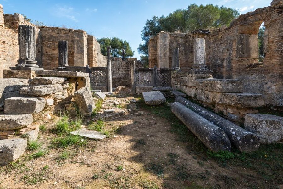 Olympia: Archaeological Site & Museum E-Ticket & Audio Guide - The Palaestra and the athletic side of Olympia