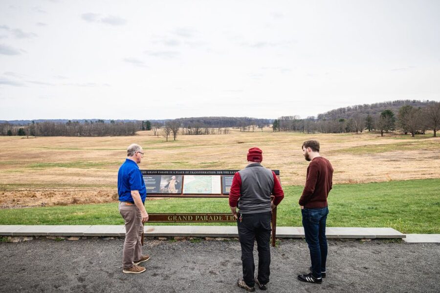 Philadelphia: Valley Forge National Historical Park Tour - Muhlenberg Brigade and Artillery Park from the vehicle