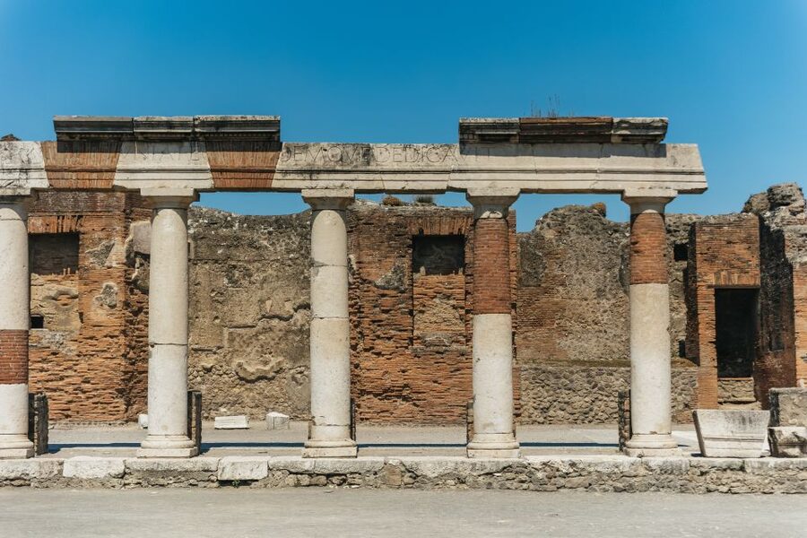 Pompeii: Archaeological Park Tour with Ticket on request - Amphitheater, theaters, and public life