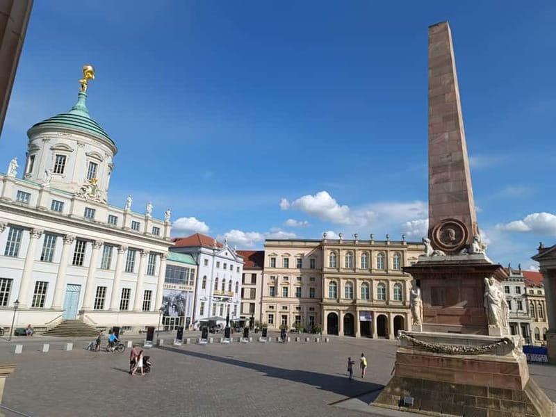 POTSDAM: Old historical town, a walk with a certified guide - Starting beside the Fortunaportal
