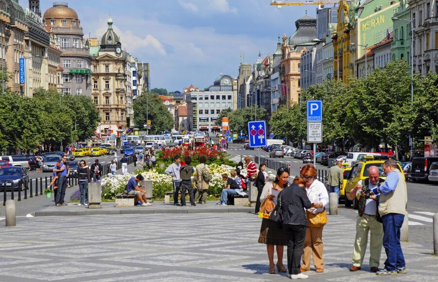 Prague: Communists and World War II Tour - Wenceslas Square and the human cost of protest