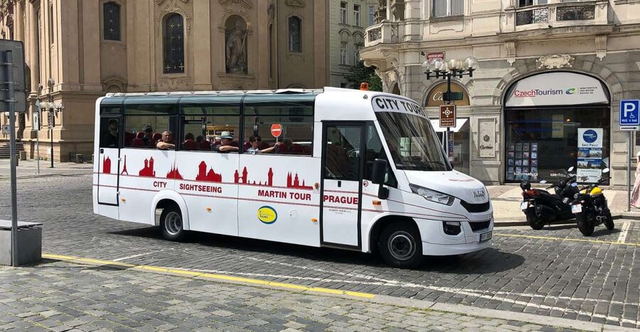 Prague: Historic City Center Bus Tour with Top Sights - Comfort, weather, and the open-top format