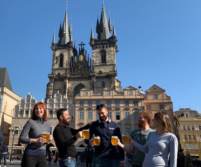Prague: Historic Pubs Tour with Drinks - Charles Bridge and the walk into Lesser Town