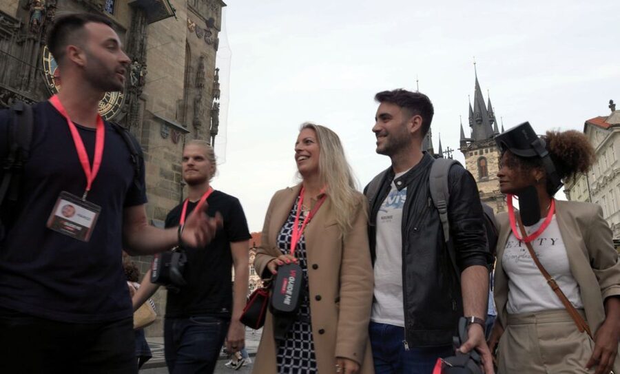 Prague: Immersive History Walking Tour and VR - New Town Hall and the causes of medieval conflict