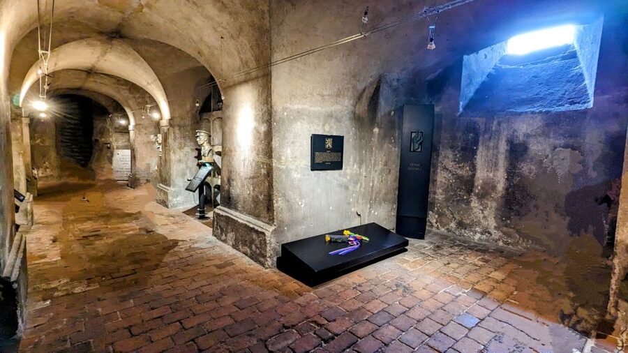 Prague: WWII Guided Tour & The Crypt of Operation Anthropoid - Taking the tram toward the cathedral