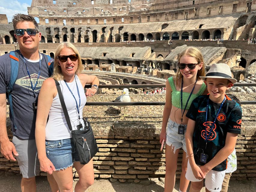 Private Colosseum & Ancient Rome Family Tour for Kids - Games, trivia, and visual tools