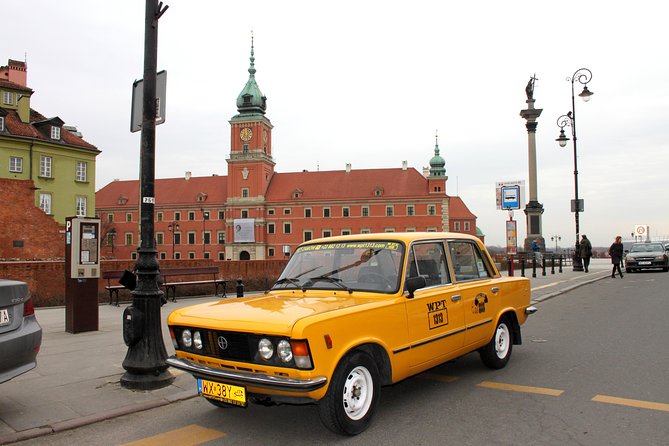 Private Historical Tour of Warsaw by a Retro Fiat with Pickup - Key points to know before booking