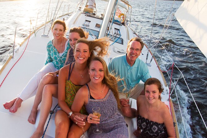 Private Sunset Sail BYOB Dolphin/History Tours on 43ft Mystique - BYOB Food and Drinks on a Private Boat