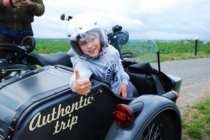 Private vintage sidecar tour of the D-Day Landing Beaches - Port-en-Bessin and the fuel network