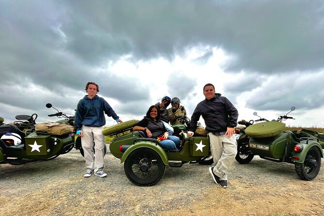 Private vintage sidecar tour of the D-Day Landing Beaches - Getting ready in Bayeux