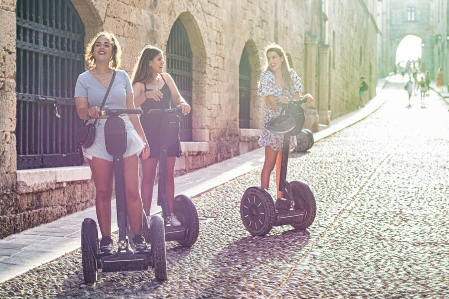 Rhodes: Explore the New and Medieval City on a Segway - Getting started at Ippodamou Street