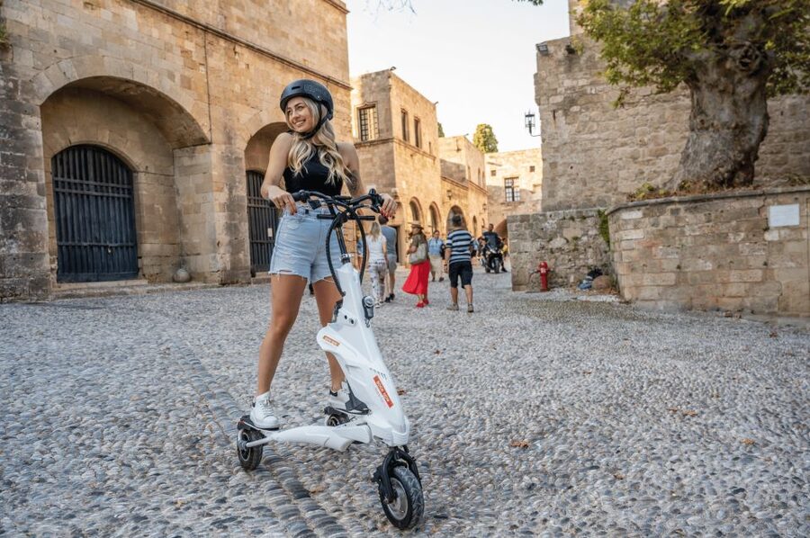 Rhodes: Explore the New and Medieval City on Trikkes - Entering the medieval city