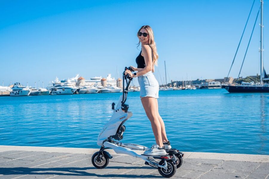 Rhodes: Explore the New and Medieval City on Trikkes - Starting near Rhodes Town Hall