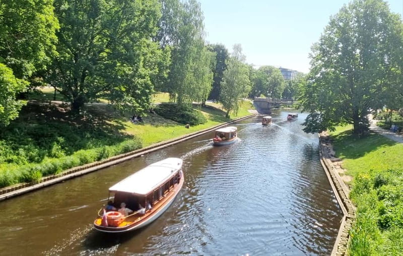 Riga: Canal & Daugava Cruise on a Historic Wooden Boat - Andrejosta and the return through Kronvalda Park