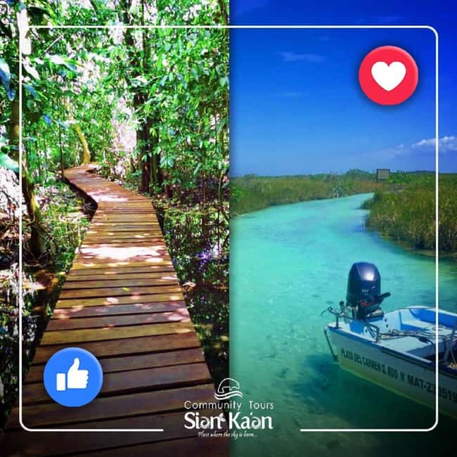 Riviera Maya: Sian Ka'an Reserve Ancient Maya Canals Tour - Four lagoons, four different moods