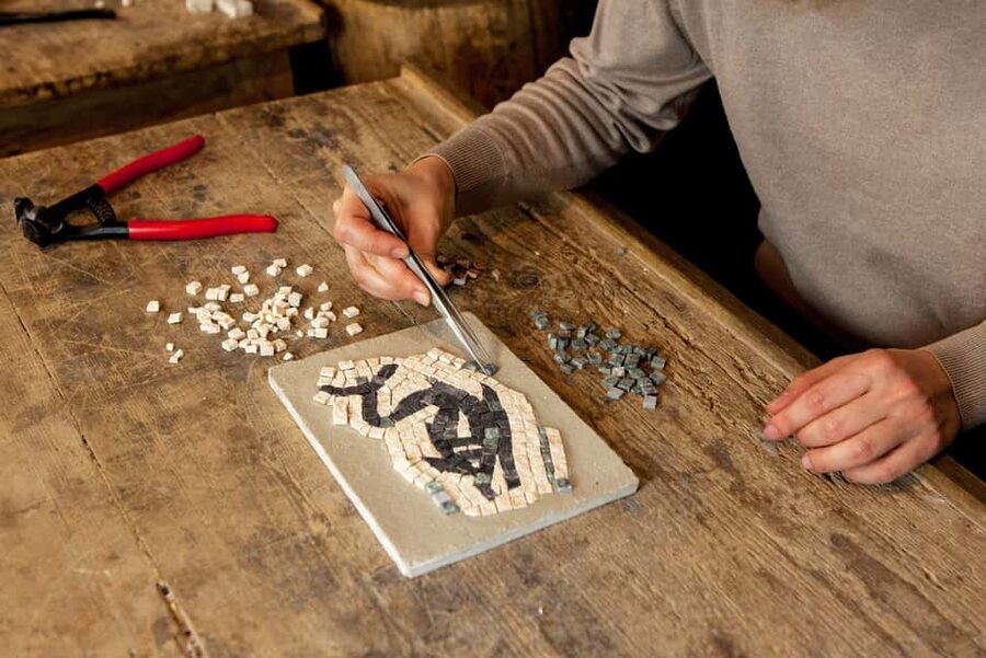 Rome: Ancient Mosaic Making Workshop - Choosing a Design and Learning Composition