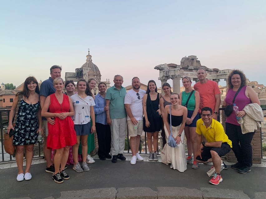 Rome: Ancient Rome Night Tour - The Colosseum Finale in Piazza del Colosseo
