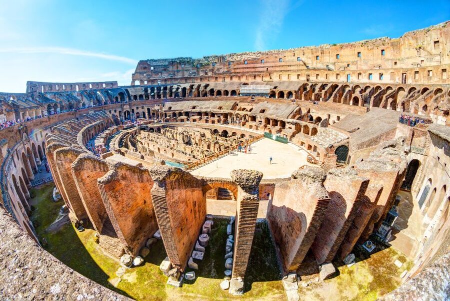 Rome: Colosseum, Ancient Rome Tour or AudioGuided Tour - Seeing the first and second tiers