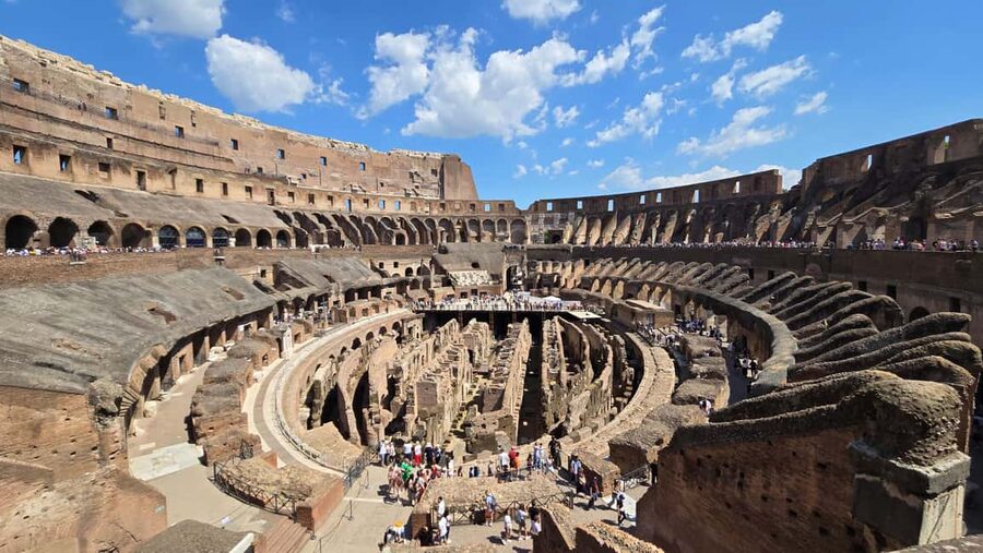 Rome: Colosseum and Ancient Rome Guided Walking Tour - Entering the Colosseum for the first hour