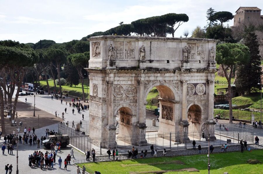 Rome: Colosseum and Ancient Rome Guided Walking Tour - Meeting the Guide Near the Colosseum