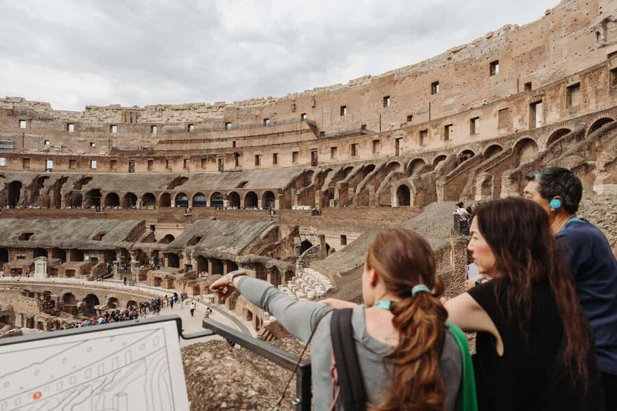 Rome: Colosseum, Vatican Museums & Historic Center in a Day - The Roman Forum is viewed, not toured
