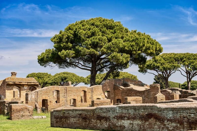 Rome: Ostia Antica Archaeological Park Ticket & Audio App - The theater and the Procoio villas