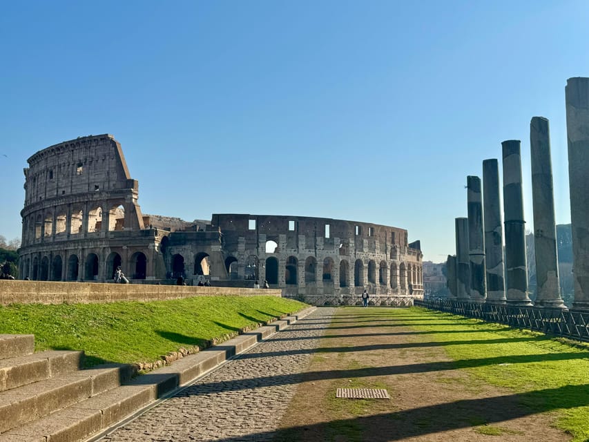 Rome: Private Colosseum Experience and Ancient Ruins Tour - Choosing between a private guide and the audio app