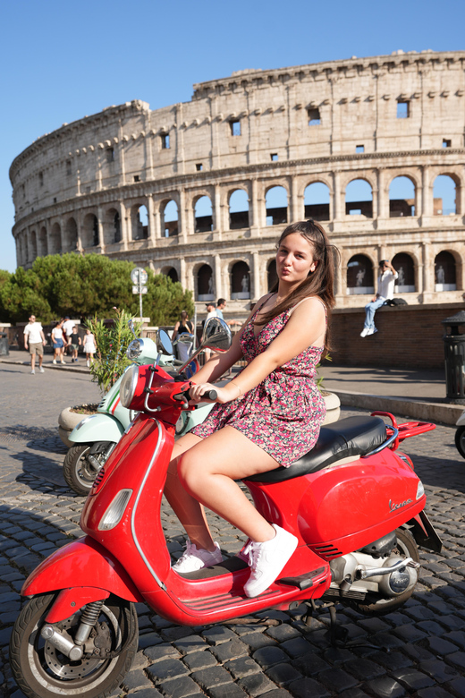 Rome: Vespa Photo Tour with Historic City Highlights - Janiculum Hill at Sunset