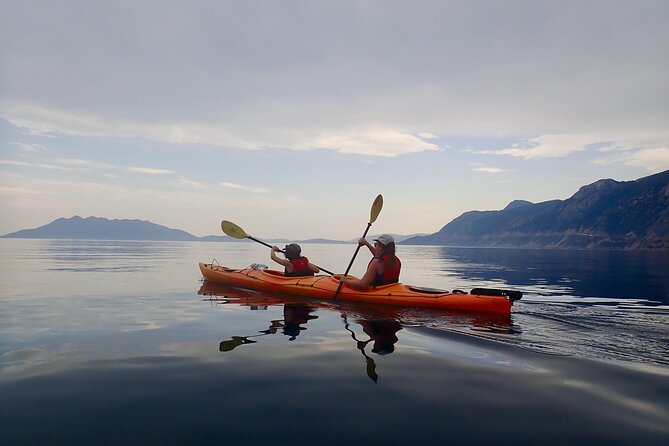 Sea Kayak Nafplio - Medieval Castles Tour - The beach stop: snorkeling, shade, and orange cake