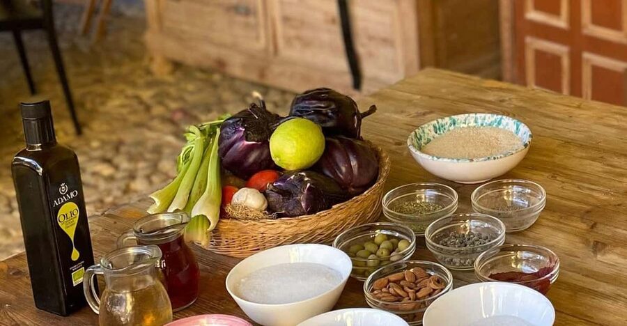 Sicilian cooking class in the historic baglio Florio Adamo - Arriving at the old Florio factory