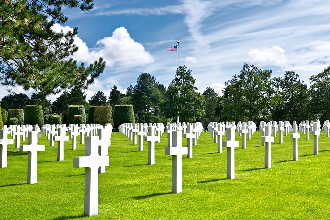 Small Group Guided D-Day Tour and Mémorial de Caen Museum - The Normandy American Cemetery at Colleville-sur-Mer