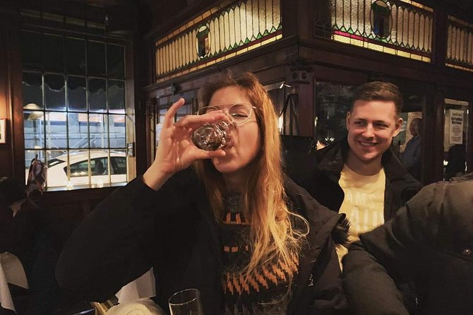 Speakeasy Drinks and Prohibition History Tour NYC - Ryan, Ariel, Julian, Katherine, and Walter