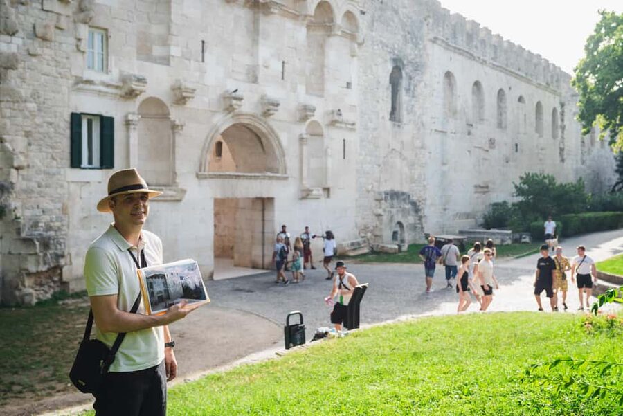 Split: Walking tour of Split with a 'Magister' of History - Starting at the Riva and the Bronze Gate