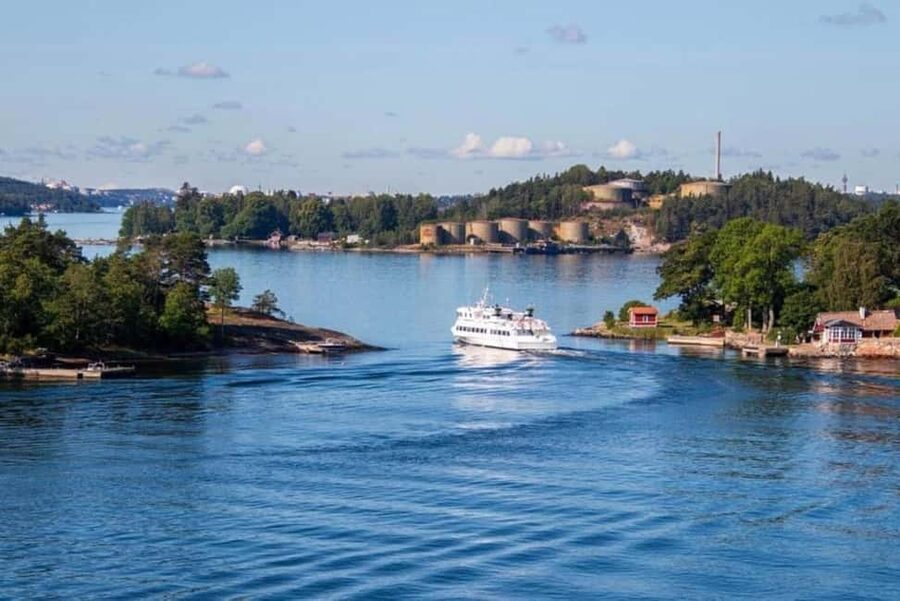 Stockholm Archipelago Guided Tour on Historic Ship with Fika - Boarding at Skeppsbron beside the Royal Palace