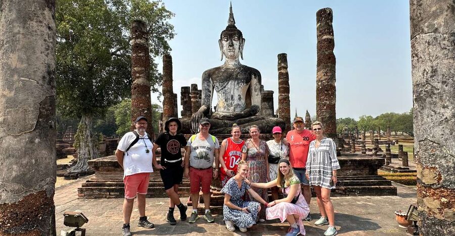 Sukhothai: Historical Park & Countryside Cycling Tour - The temples and the story behind them