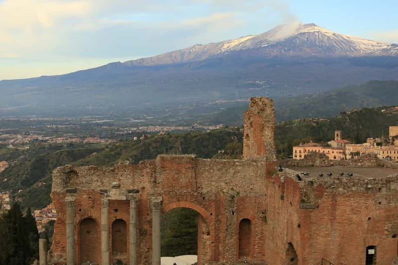 Taormina: Ancient Theater Entry Ticket and Guided Tour - Greek origins beneath Roman changes