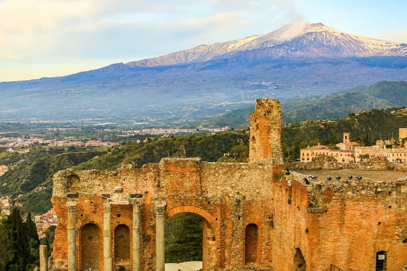 Taormina: Ancient Theater Skip-the-Line Ticket & Audio Guide - Walking through the Greek and Roman remains