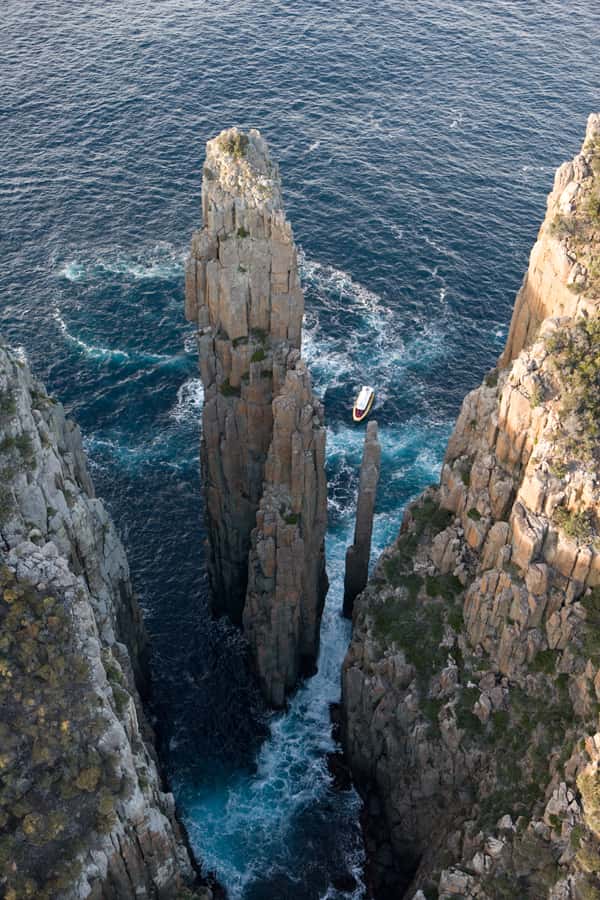 Tasman Peninsula Tour, Cruise & Port Arthur Historic Site - Three hours beside cliffs, caves, and sea stacks