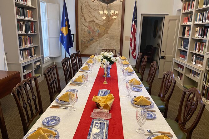 The Historic Table- 18th and 19th century dining and museum visit - Booking, cancellation, and drink tips