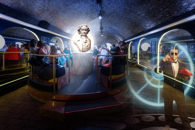 Time Travel-Magic Vienna History Tour Ticket - A wartime shelter and the words Austria is free