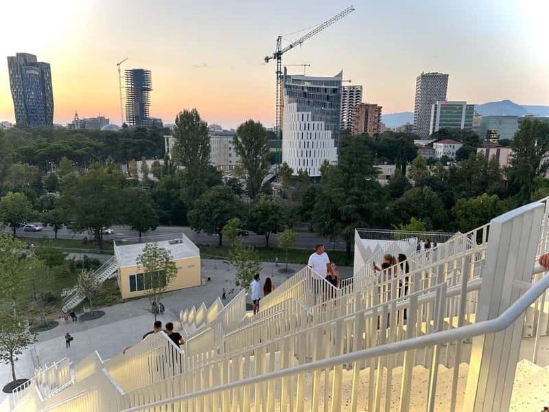 Tirana: Walking Tour through Attractions of Historic Center - Post-Block checkpoint and the cost of remembrance