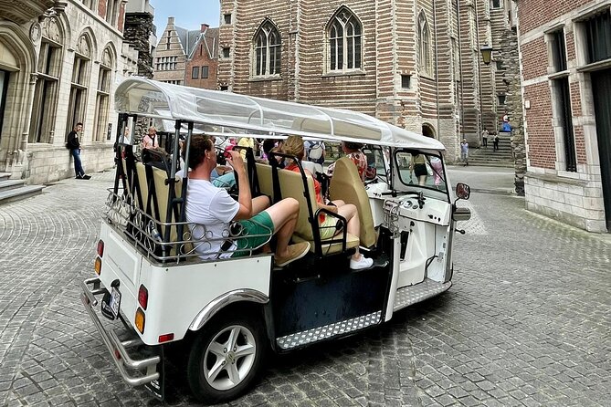 TukTuk Tour through historic Antwerp 2.5h - Finishing at Grote Markt