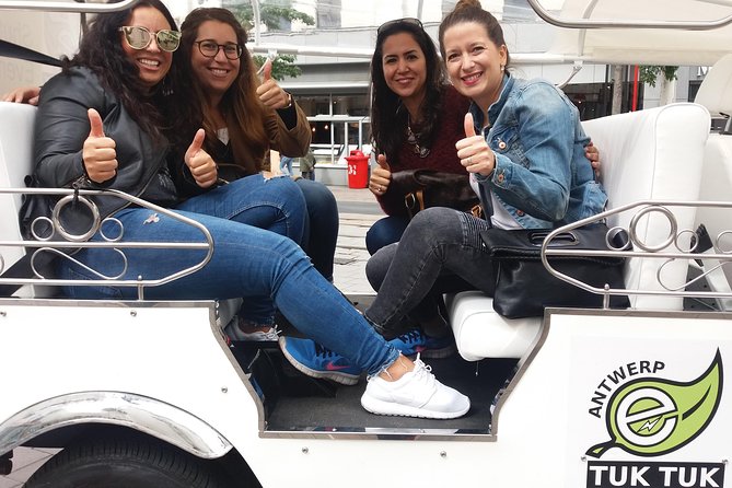 TukTuk Tour through historic Antwerp 2.5h - Guides, pace, and personal attention
