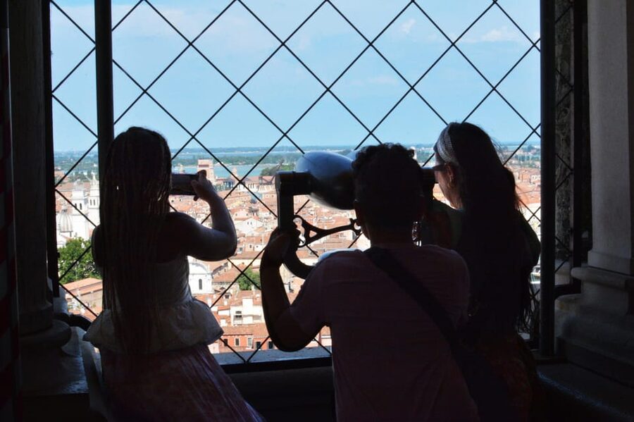 Venice: Bell Tower & St Mark's Square History Gallery Ticket - Collecting your ticket near Riva degli Schiavoni