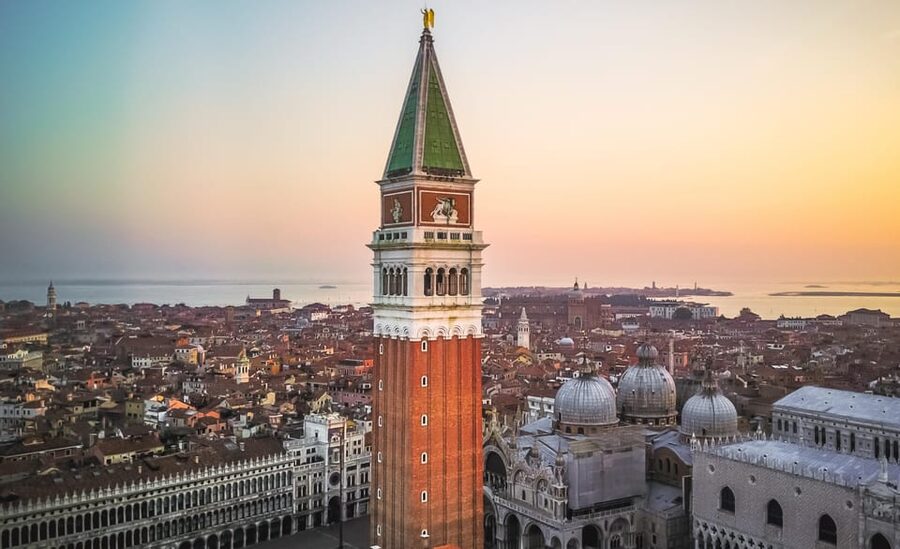 Venice: Bell Tower & St Mark's Square History Gallery Ticket - Skip-the-line entry and the elevator ride
