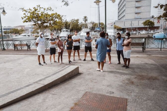 Walking Tour of Historic Bridgetown - Errol Barrow Statue and Independence Arch