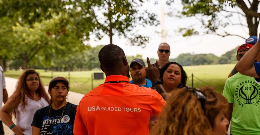 Washington, DC: African American History Tour & Museum Entry - Standing where Martin Luther King Jr. spoke